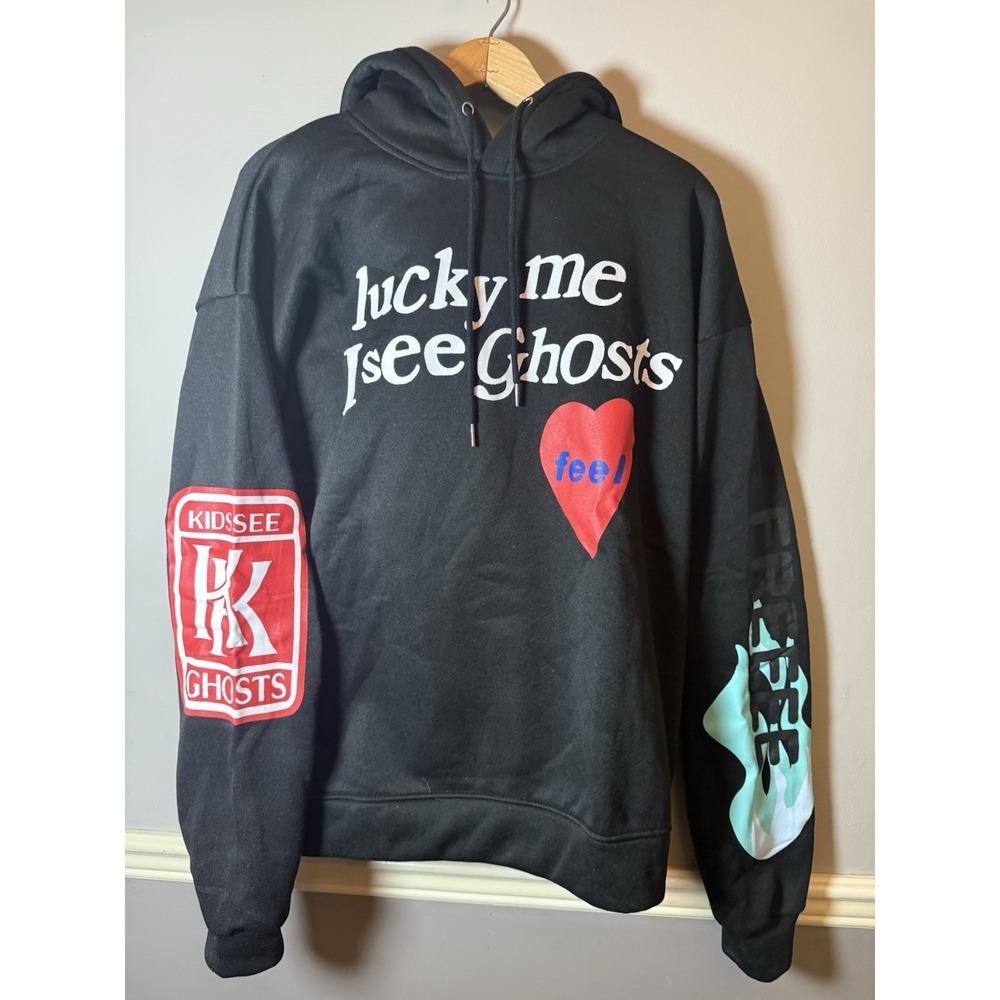 RARE Lucky Me I See Ghosts Hoodie x‎ Camp Flog Gnaw kanye 2XL